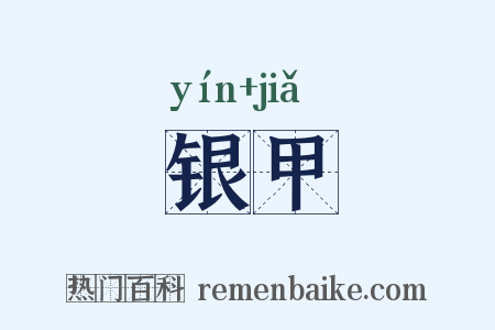 银甲是什么意思的图片